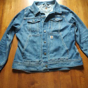 Women's Carhartt Denim Jacket - Carthartt durability with a little stretch